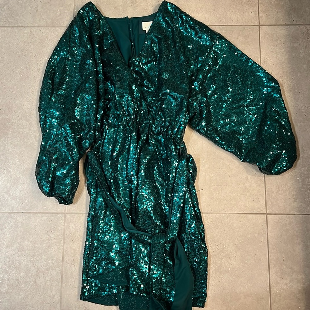 New anthro sequins dress